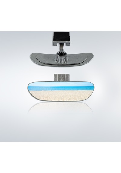 Ova-3 Dik-Eğik Kollu Universal Iç Dikiz Aynası 16X4 Cm Gri