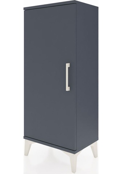Arges Komodin 2 Raflı Tek Kapaklı 44x30x106 Antrasit-antrasit Antrasit