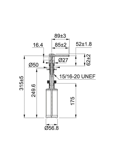 Franke Comfort Sıvı Sabunluk Onyx 743
