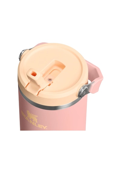 Stanley The Iceflow Flip Straw Pipetli Termos Bardak 0.89 Lt / Peach Rose Pembe