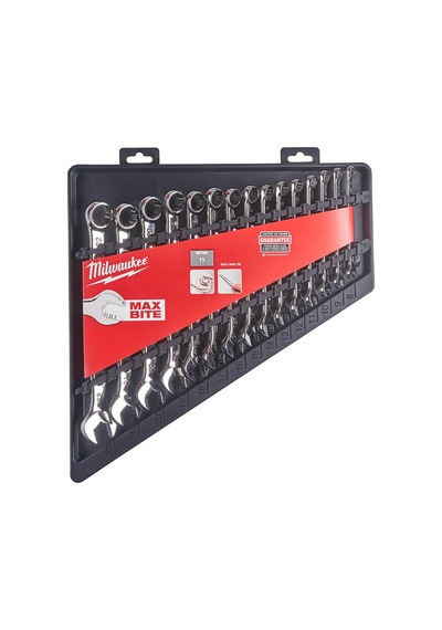 Milwaukee Kombine Anahtar Seti 15 Parça Max Bıte- 4932464258