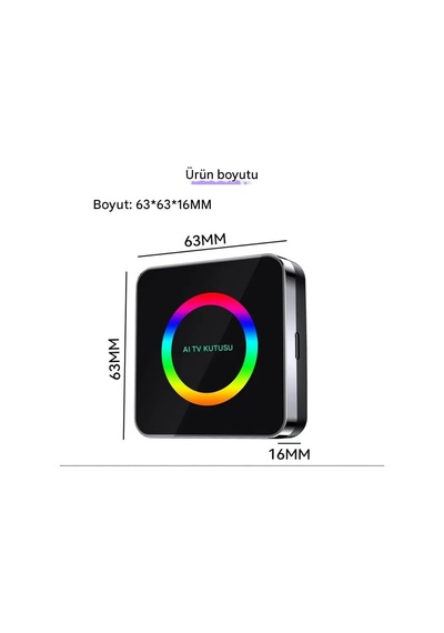 Everbox Android 13 Carplay Android Auto Aı Box, 4gb Ram 32gb Rom, Netflix Youtube Video Oynatma Destekli