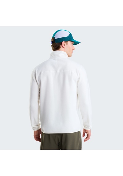 The North Face M Glacıer 1/4 Zıp - Embroıdered Logo Erkek Sweatshirt Nf0a8hrwqlı1 Beyaz
