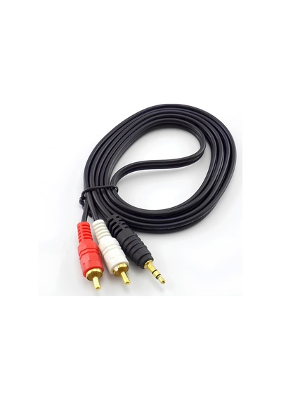 Speeduf 1.5 Metre Stereo Lale Kablo Ses Sistemi Kablosu Aux Rca