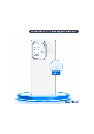 Infinix Note 50 4g Uyumlu Arka Yüzey Hidrojel Koruyucu Film 08618640
