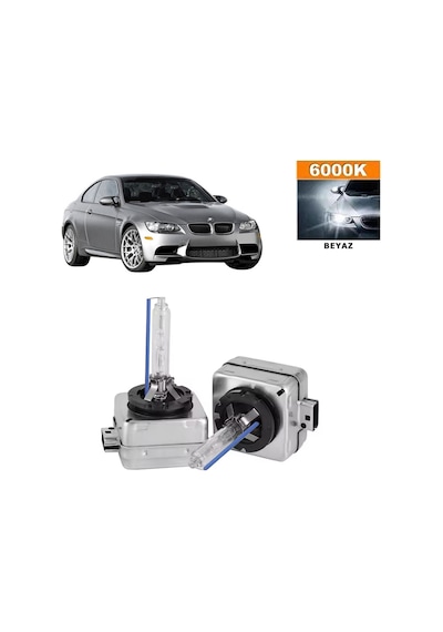 Bmw 3 Serisi E92-e93 2005-2012 Xenon D1s / D1r 6000k Beyaz Hıd Xenon Ampul 2 Adet