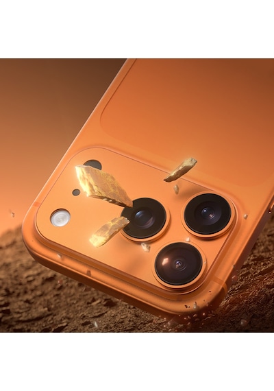Apple Uyumlu   iPhone 17 Pro Max Benks Glass Warrior Anti Reflective Metal Kamera Lens Koruyucu Turuncu