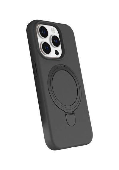 Apple İphone 14 Pro Max Uyumlu Regal Magsafe Standlı Kapak - Titan Gri