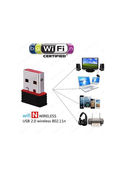 Mini Usb Wireless Dongle 802.11 B/g/n 150mbps Kablosuz Wifi Adaptör