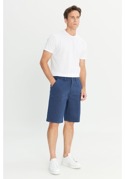 Lee Regular Fit Lastik Bel Detaylı Pamuklu Esnek Erkek Chino Şort L2510538518 Lacivert