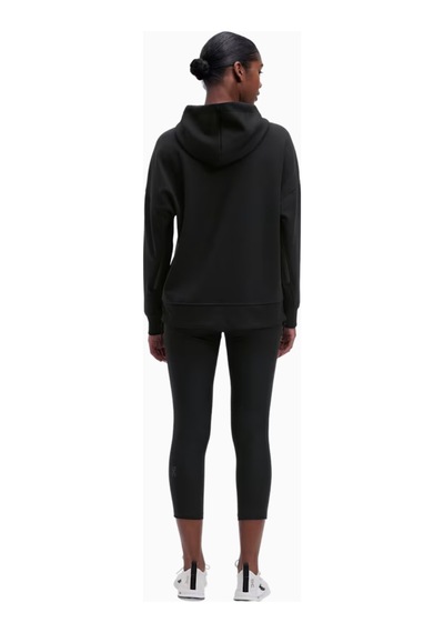 On Relaxed Hoodie Lumos Kadın Kapüşonlu Sweatshirt Siyah