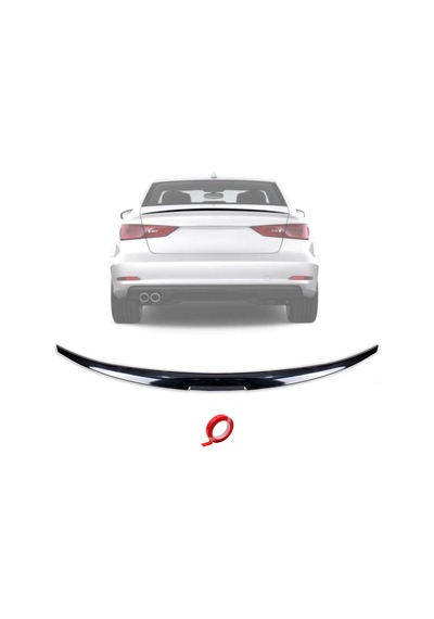 Mega Oto Market Piano Black Enjeksiyon Kalıp Bagaj Spoiler Citroen C-elysee 2012-2022 İle Uyumlu