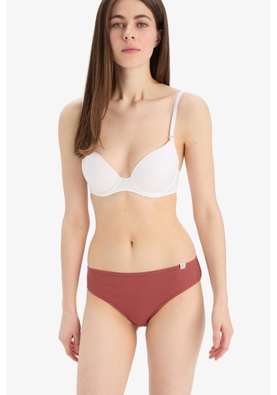 DeFacto Ribana 3'lü Slip Külot-Fall in Love D6404AX25SPBR327 Bordo DeFacto Ribana 3'lü Slip Külot-Fall in Love D6404AX25SPBR327 Bordo