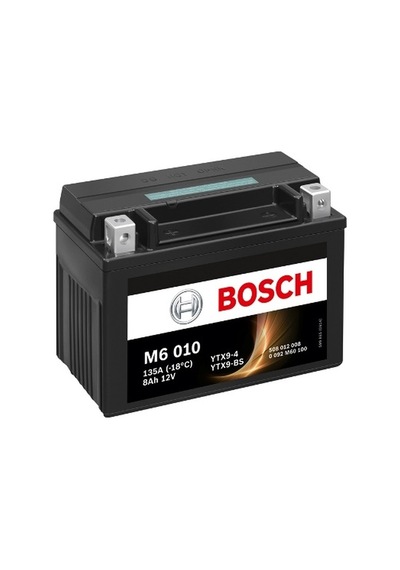 Bosch 8 Ah M6010 Ytx9-bs Motosiklet Aküsü