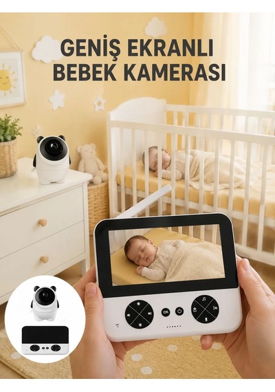 720p Hd Gece Görüşlü Kablosuz Bebek Kamerası İki Yönlü Sesli Yeni Nesil Mh-hs2386-0812 Diğer