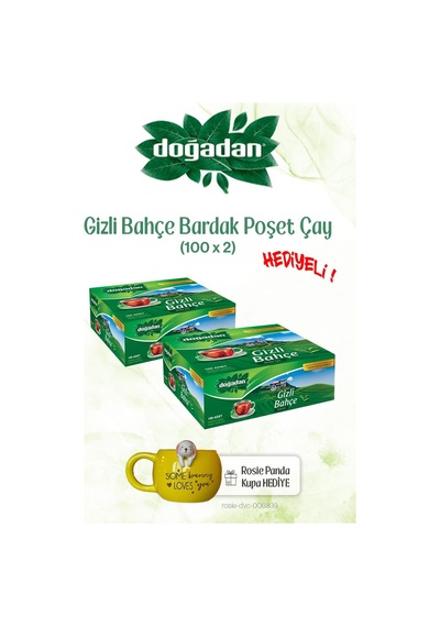Doğadan 2x Bardak Poşet Çay 100'lü Gizli Bahçe Ve Rosıe