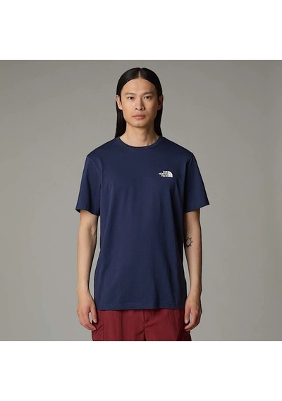 The North Face M Ss Simple Dome Tee Erkek T-shirt Nf0a87ng8k21 Lacivert