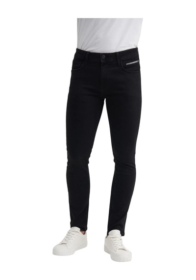 Parker Extra Slim Fit Non Denim Pantolon Normal Bel Normal Paça Siyah