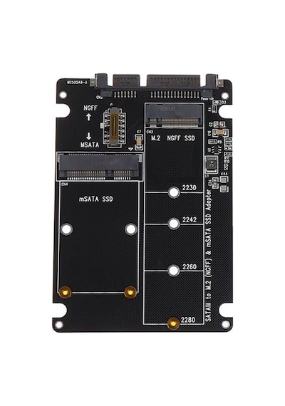 M2 Ngff Sata Ssd Msata Ssd Adaptörü M.2 Ngff Sata Sabit Disk Adaptör
