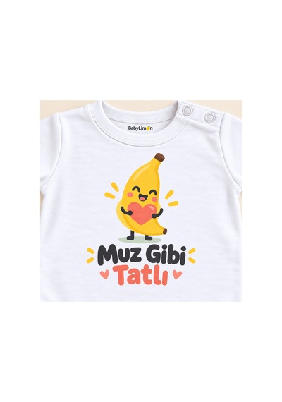 Babylimon Muz Gibi Tatlı Beyaz Kısa Kollu Çıtçıtlı Bebek Zıbını Beyaz - Muz Gibi Tatlı - 928161935 Beyaz - Muz Gibi Tatlı Babylimon Muz Gibi Tatlı Beyaz Kısa Kollu Çıtçıtlı Bebek Zıbını Beyaz - Muz Gibi Tatlı - 928161935 Beyaz - Muz Gibi Tatlı