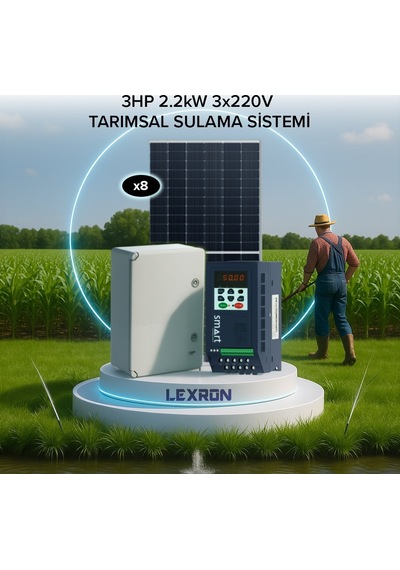 Urla Solar 3hp 2.2kw 3x220v Tarımsal Sulama Sistemi Monofaze