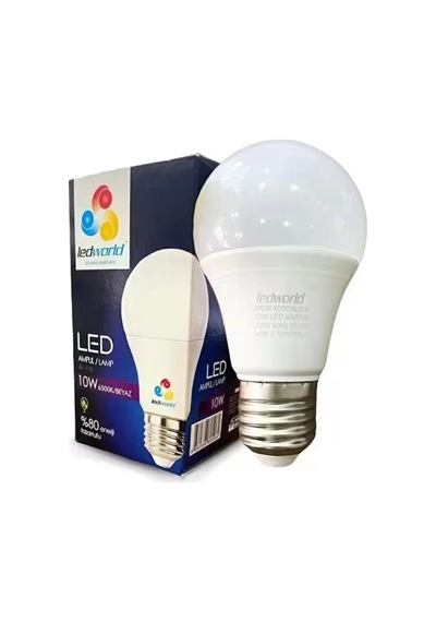 Led Ampul 10w Ledword Al-110 Beyaz Çok Renkli