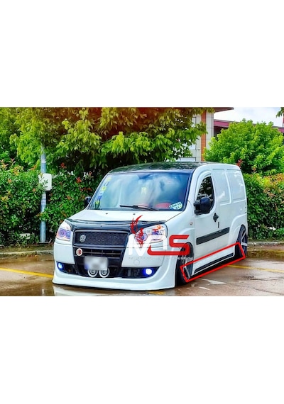 Fiat Doblo D2 Rieger Marşpiyel Takım Fiberglass Boyasız
