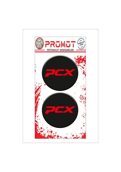 Damla Logo Sticker Pcx Kabartmalı 5x5cm 03 Nötr