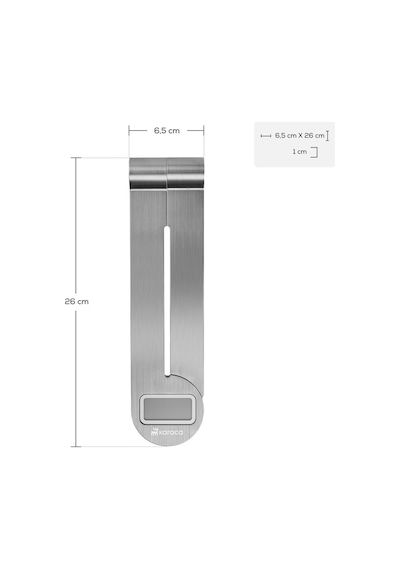 Karaca Gastro Scale 1001 Ekranlı Inox Mutfak Tartısı 5kg Kapasite