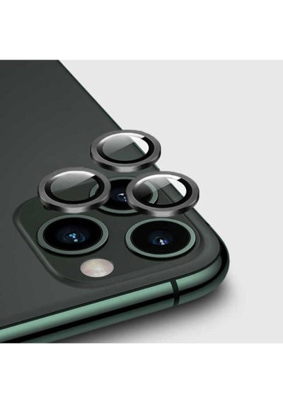 Apple Uyumlu iPhone 12 Pro Max Zore Cl-02 Kamera Lens Koruyucu Gri
