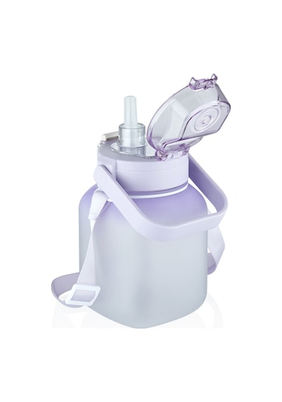 Vagonlife Tritan Pipetli Matara Mor 1100 Ml Renkli