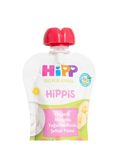 Hipp Organik Mangolu Yoğurtlu Muzlu Şeftali Püresi 100 G
