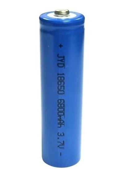 JYD 18650 3.7 v 6800 mAh Şarj Edilebilir Fener Pili - 2 Adet