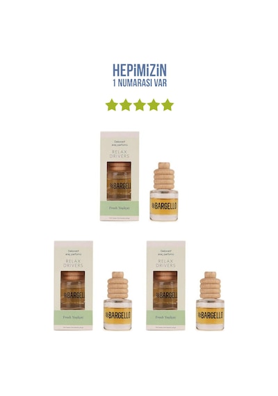 3x Yeşil Çay Araç Parfümü 8 Ml Relax Place