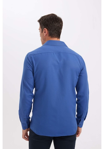 DeFacto Modern Fit Polo Yaka Poplin Uzun Kollu Gömlek R4340AZNSIN239 DeFacto Modern Fit Polo Yaka Poplin Uzun Kollu Gömlek R4340AZNSIN239