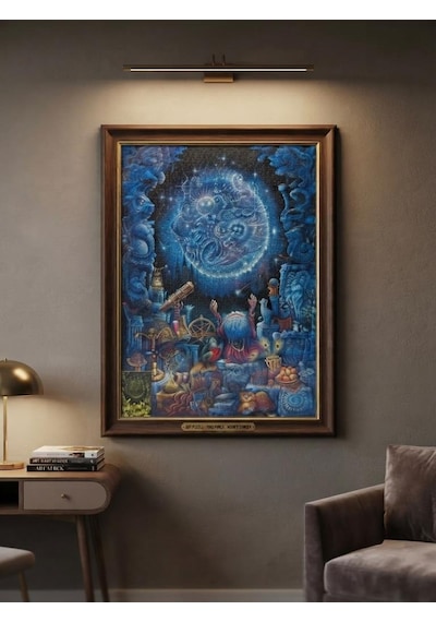 1000 Parça Neon Series Gece Temalı Puzzle - Astronomi Temalı Karanlıkta Parlayan Yapboz
