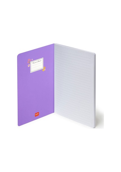 Legami Quaderno Small Çizgili Defter Çiçek A6not0048 Çok Renkli