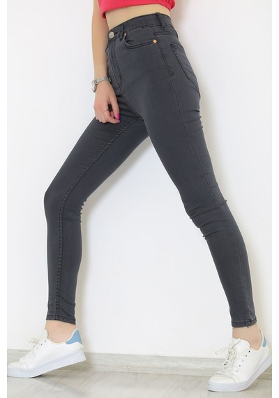 Mokashopin - Süper Likra Kot Pantolon Koyufüme - 9815.1431. 001