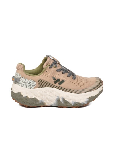Walkway Bej Fileli Hafif Esnek Hafızalı Taban Unisex Spor Ayakkabı Flystep G