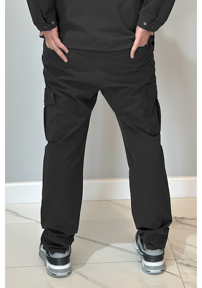 Erkek Çıtçıtlı Pantolon 24720 Siyah Siyah