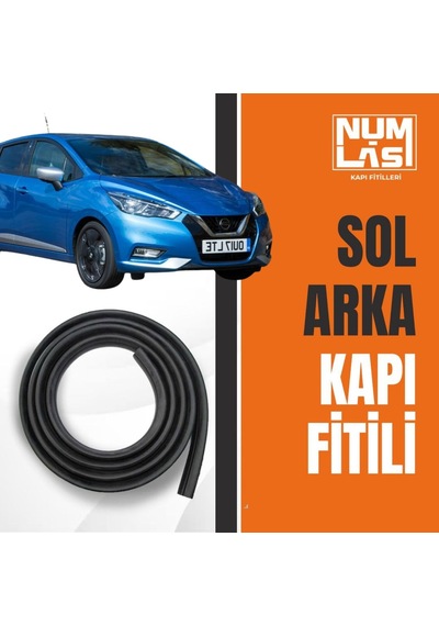Nissan Micra 2018-2022 Sol Arka Kapı Fitili-a Kalite-numlas-nm5524
