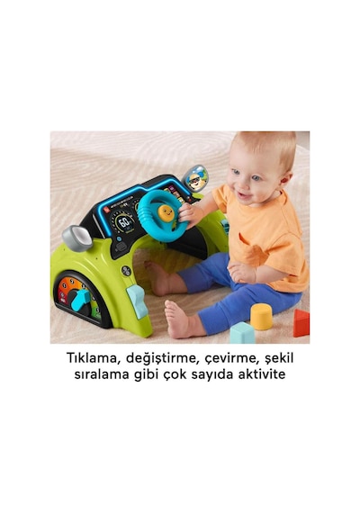 Fisher Price Sesli Ve Işıklı Eğlen Ve Öğren İlk Arabam Hyr91