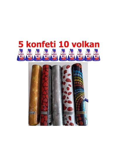 5 Konfeti 10 Volkan