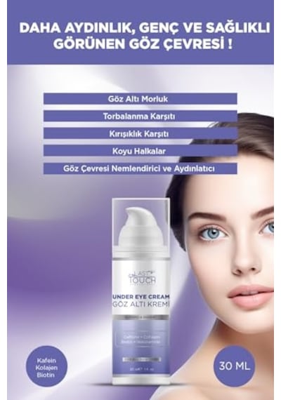 Tr Göz Altı Morluk, Torbalanma, Kırışıklık, Koyu Halka Ve Aydınlatıcı Göz Çevresi Kremi 30 Ml