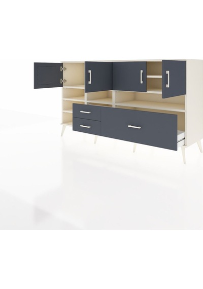 Hyperion Konsol 8 Raflı 3 Çekmeceli 4 Kapaklı 176x44x99 Aytaşı-an Aytaşı-antrasit Hyperion Konsol 8 Raflı 3 Çekmeceli 4 Kapaklı 176x44x99 Aytaşı-an Aytaşı-antrasit