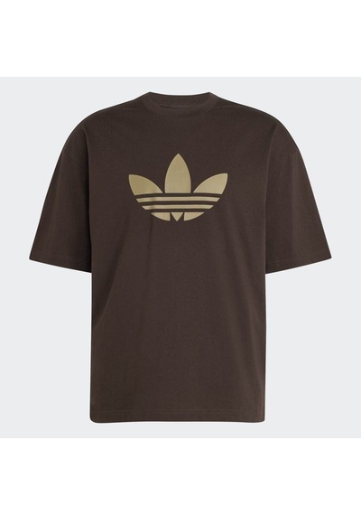 Adidas Kq8922 Trefoıl T-shırt Erkek Tişört Kahverengi