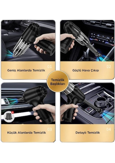 Torima LT-107C Mini Şarjlı Araç El Süpürgesi