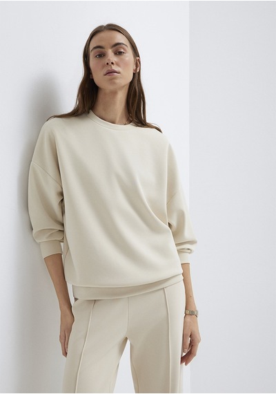 Mavi - Lux Touch Tencel Tm Modal Ekru Sweatshirt 168837-70065 Ekru