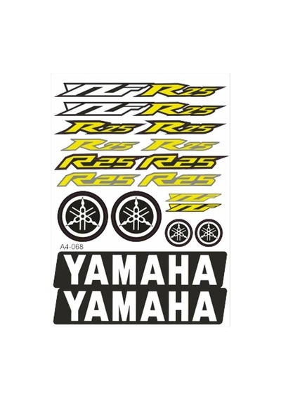 A4 Sticker 068 Tek Paket Çoklu Sticker Standart