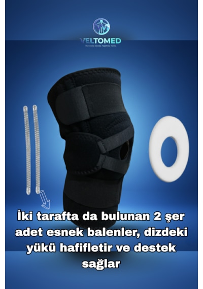 Patella Ve Ligament li Dizlik Fleksible Balenli Yaylı Dizlik Menisküs  Için Standart